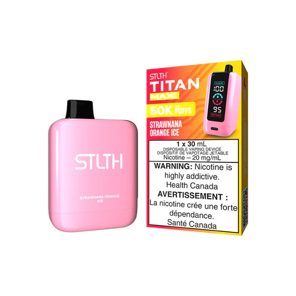 STLTH Titan Max 50K Strawnana Orange Ice Disposable 20mg/mL (Provincial)