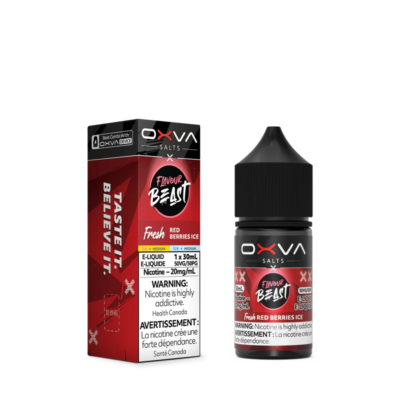 Flavour Beast x OXVA E-Liquid Fresh Red Berries Ice 20mg/30ml (Provincial)