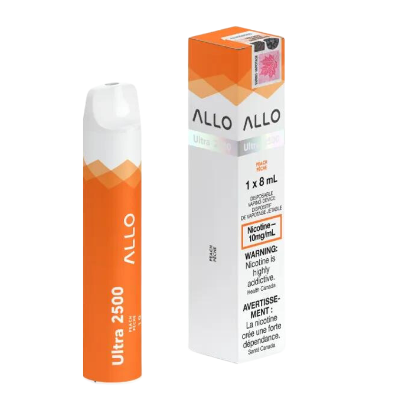 Allo Ultra 2500 Peach 10mg Disposable (Provincial)