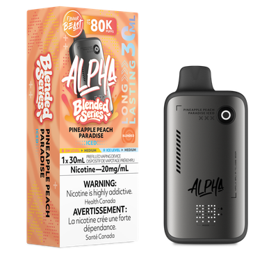 Flavour Beast Alpha 80K Blended Series Pineapple Peach Paradise Iced 20mg disposable (Provincial)