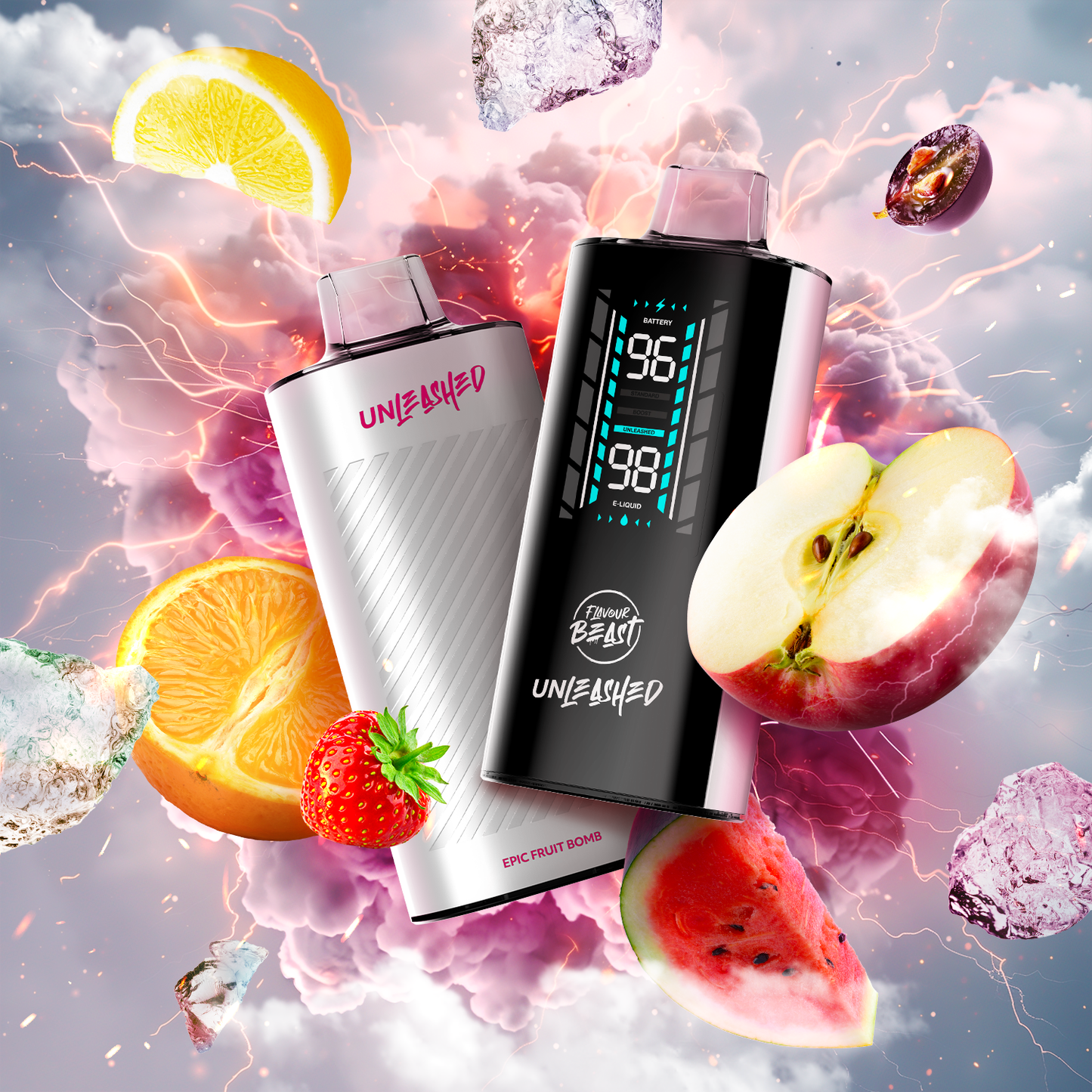 Flavour Beast Unleashed 20K Epic Fruit Bomb 20mg disposable (Provincial)