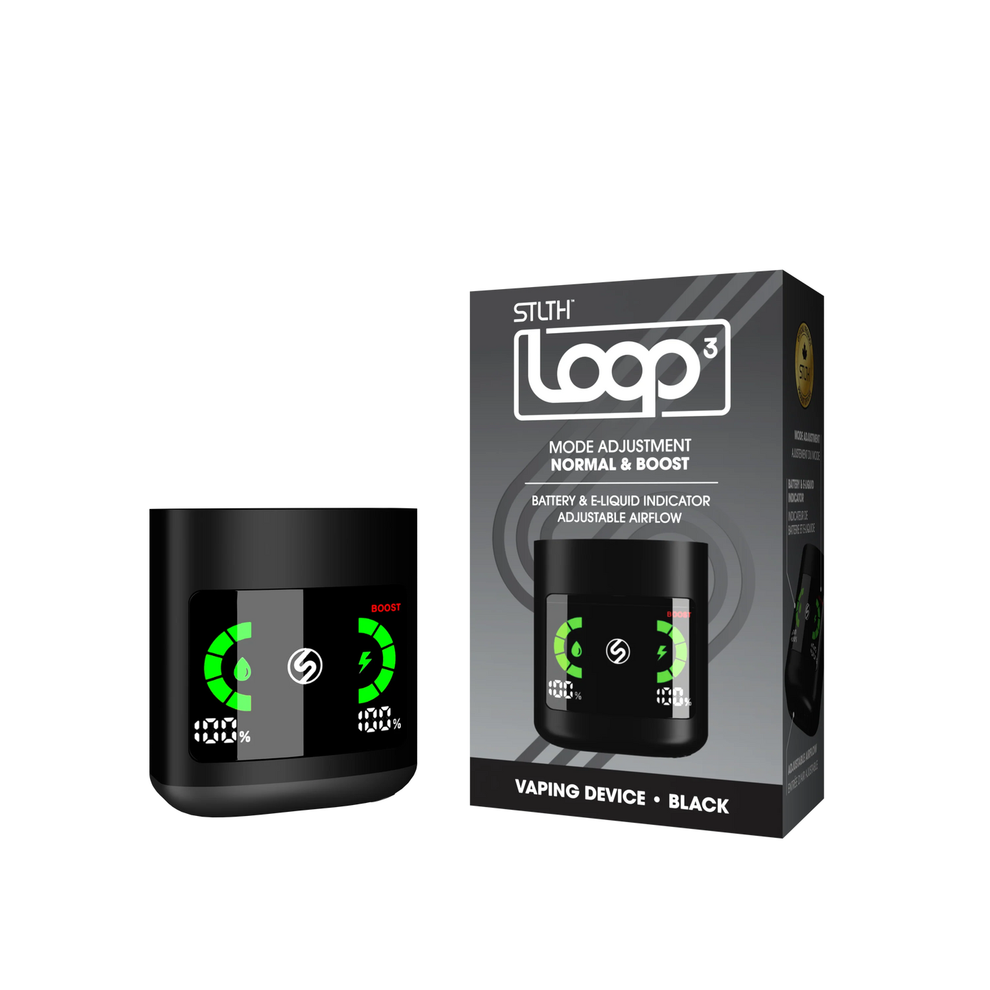 Stlth Loop 3 Black Device/ Battery