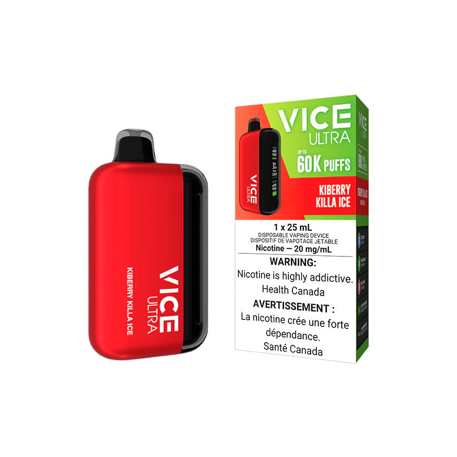 Vice Ultra 60K Kiberry Killa Ice 20mg/ml Disposable (Provincial)