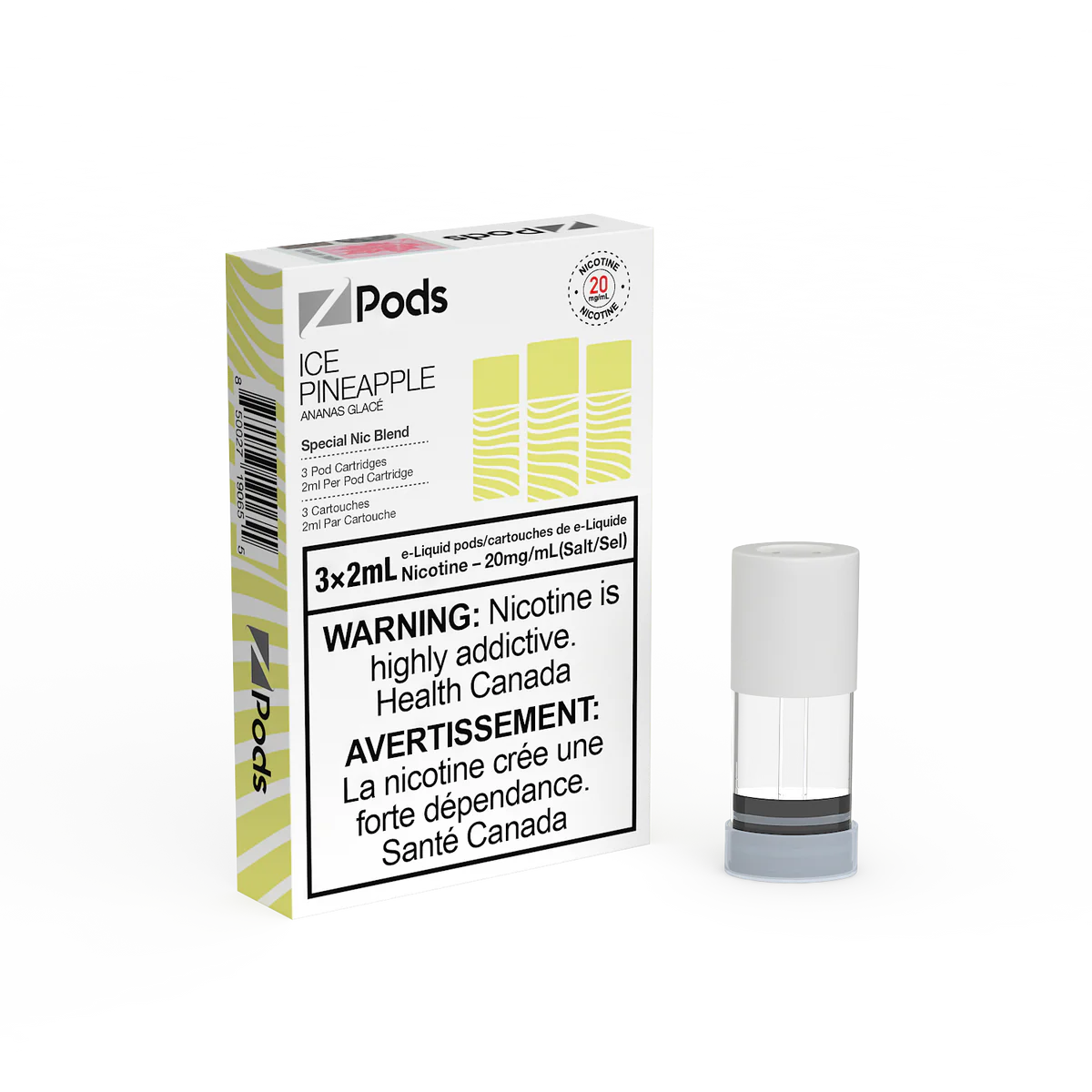 Zpods Ice Pineapple 20mg (Provincial)