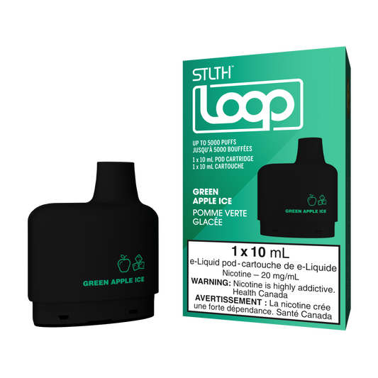 Stlth Loop Pod 5K Green Apple Ice 20mg - 10ml