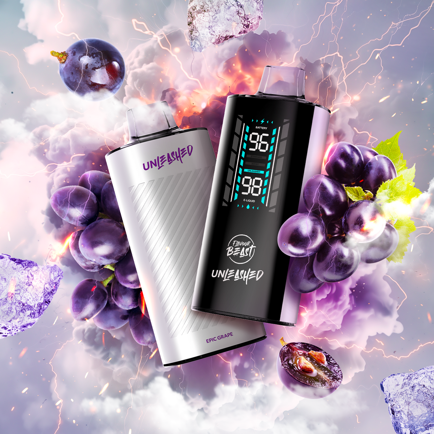 Flavour Beast Unleashed 20K Epic Grape 20mg disposable (Provincial)