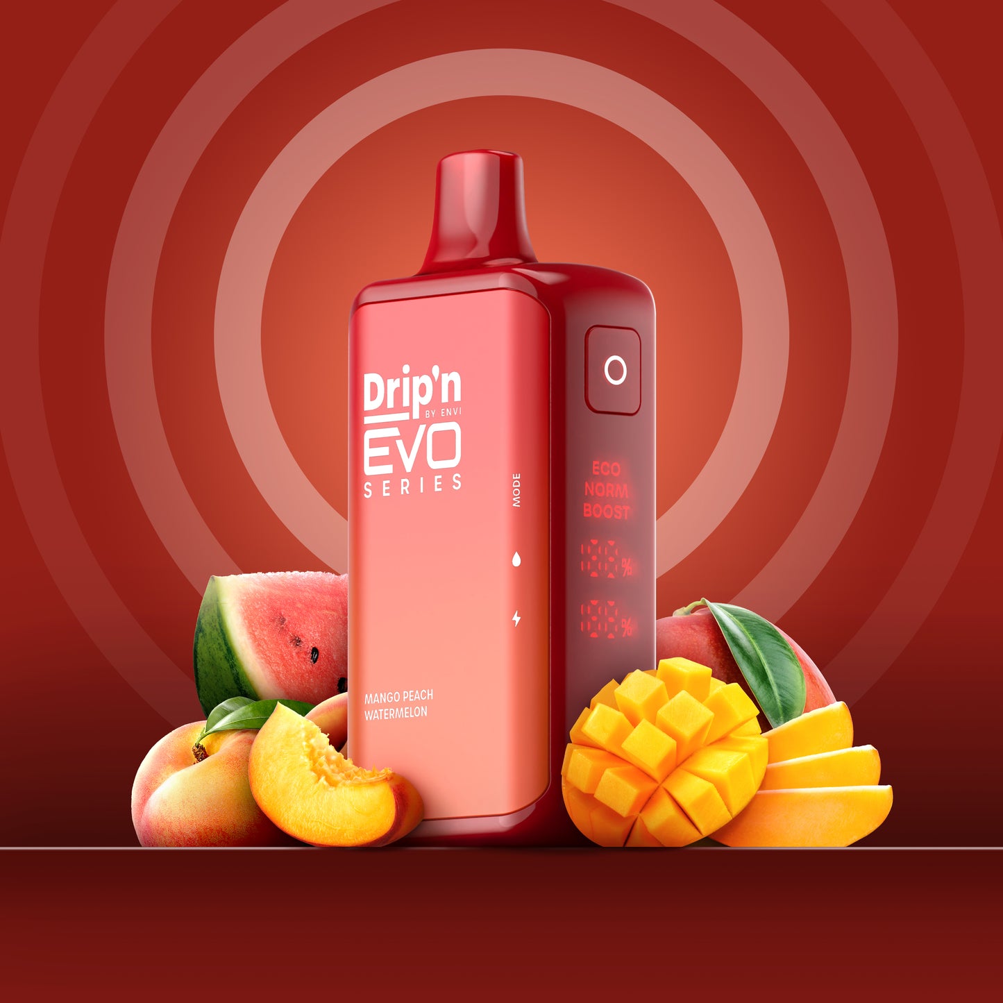 Drip’n 28K Puff Mango Peach Watermelon 20mg/mL disposable (Provincial)