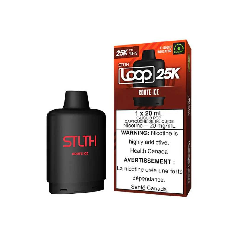 Stlth Loop Pod 25K Route Ice 20mg - 20ml (Provincial)