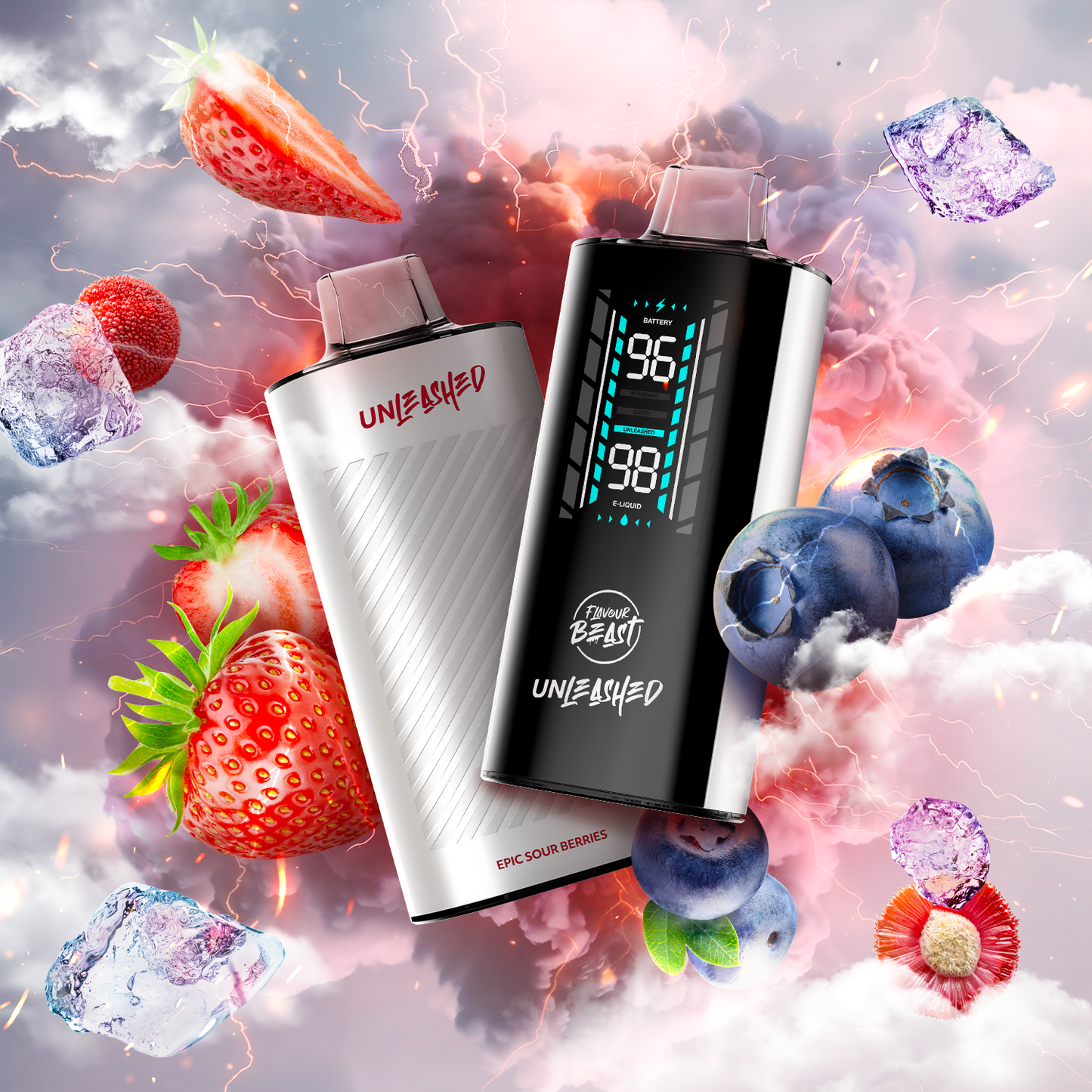 Flavour Beast Unleashed 20K Epic Sour Berries 20mg disposable (Provincial)