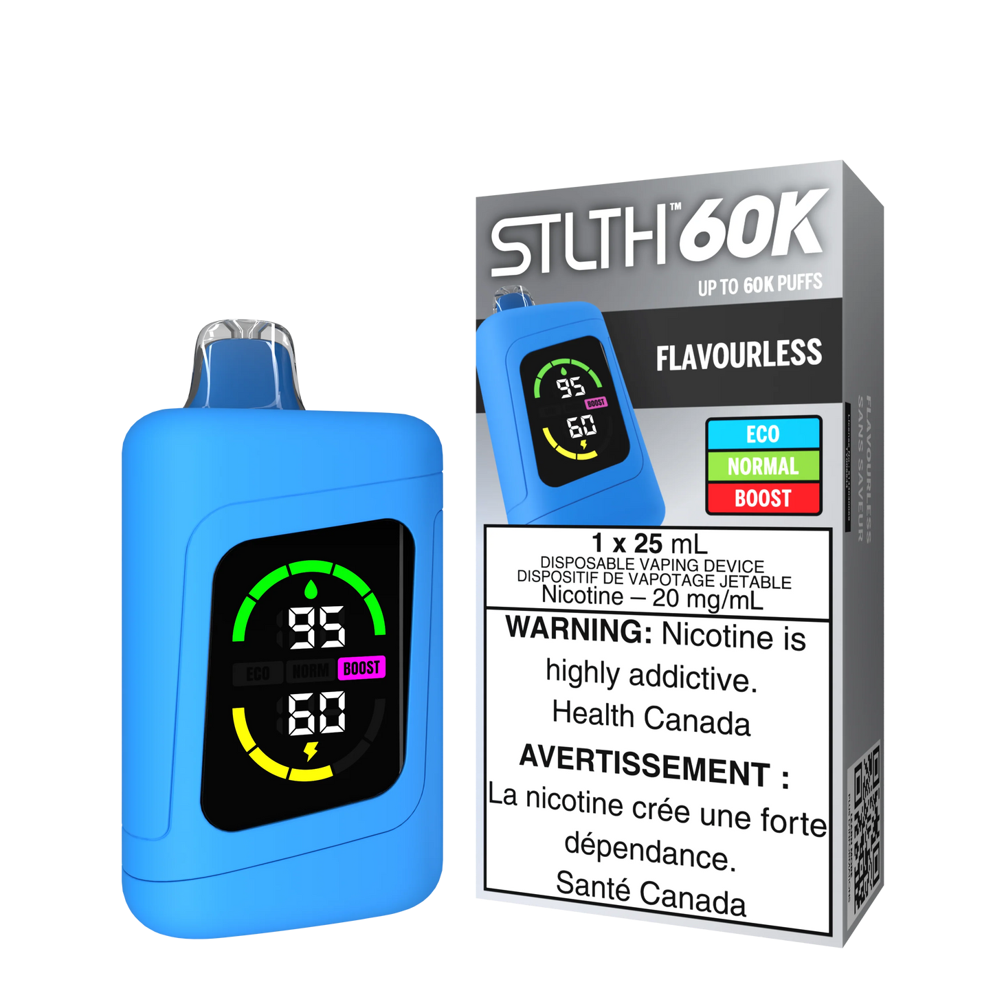Stlth 60k Flavourless 20mg disposable (Provincial)