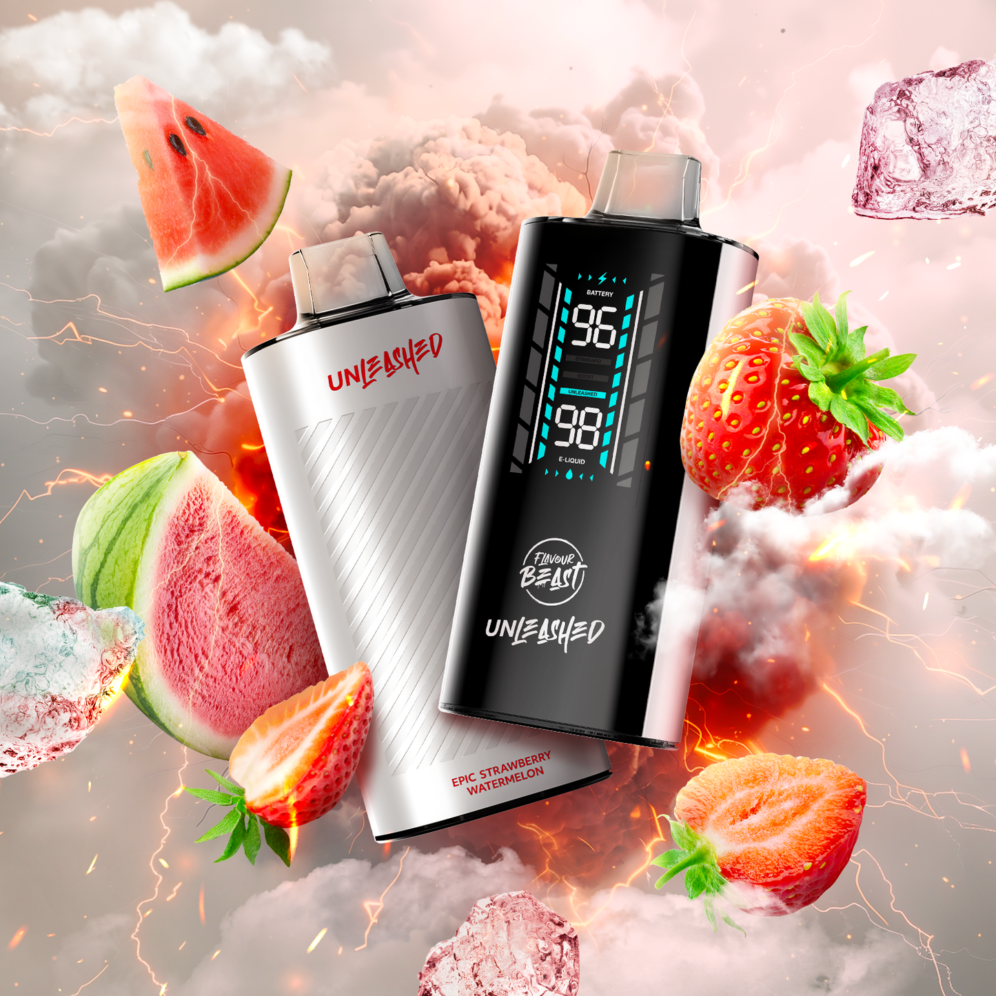 Flavour Beast Unleashed 20K Epic Strawberry Watermelon 20mg disposable (Provincial)