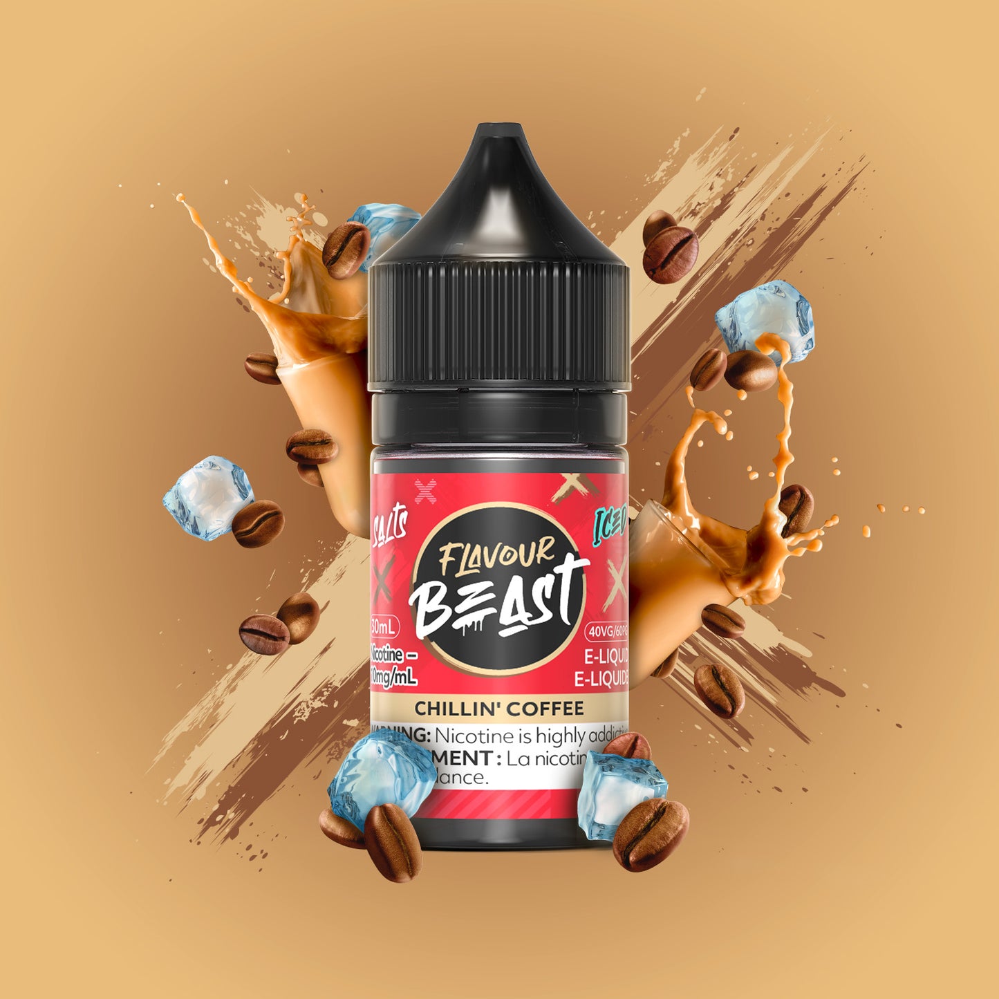 Flavour Beast E-liquid Chillin’ Coffee Iced 20mg - 30ml (Provincial) {9A}