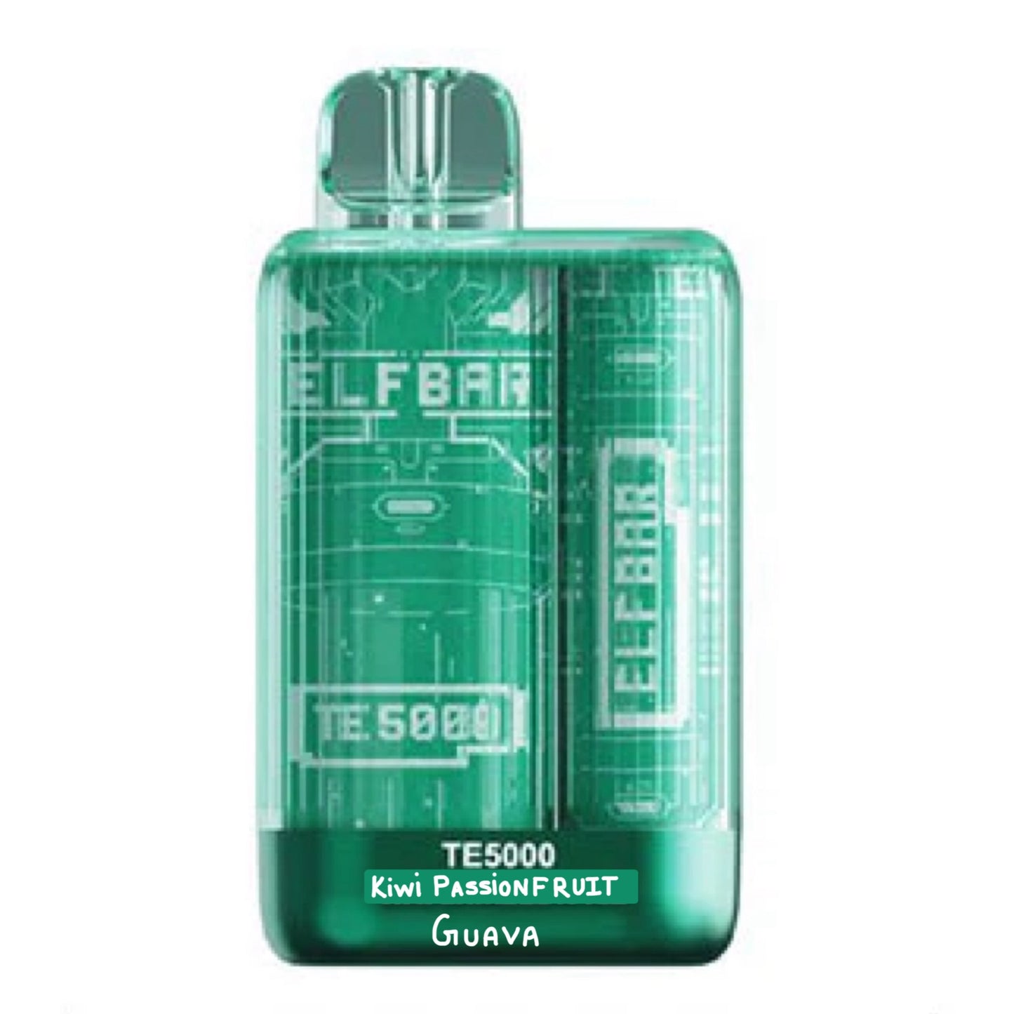 Elf Bar TE5000 Passion Fruit Guava disposable 20mg/mL (Provincial)