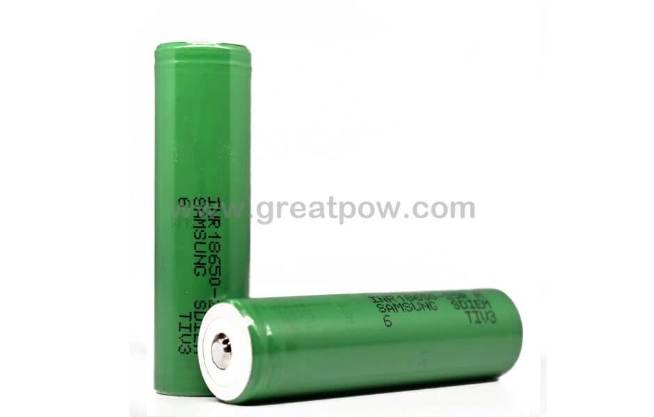 Samsung 25R 18650 2500MAH battery