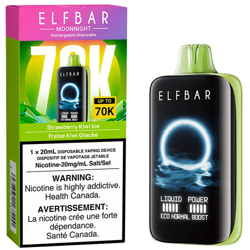Elfbar Moonnight 70k Strawberry Kiwi Ice 20mg/mL disposable(Provincial)