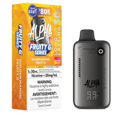 Flavour Beast Alpha Fruity G 80K Golden Mango 20mg disposable (Provincial)