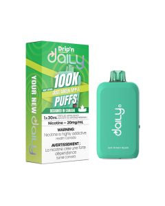 Drip’n Daily 100K Just Green Apple 20mg/mL Disposable (Provincial)