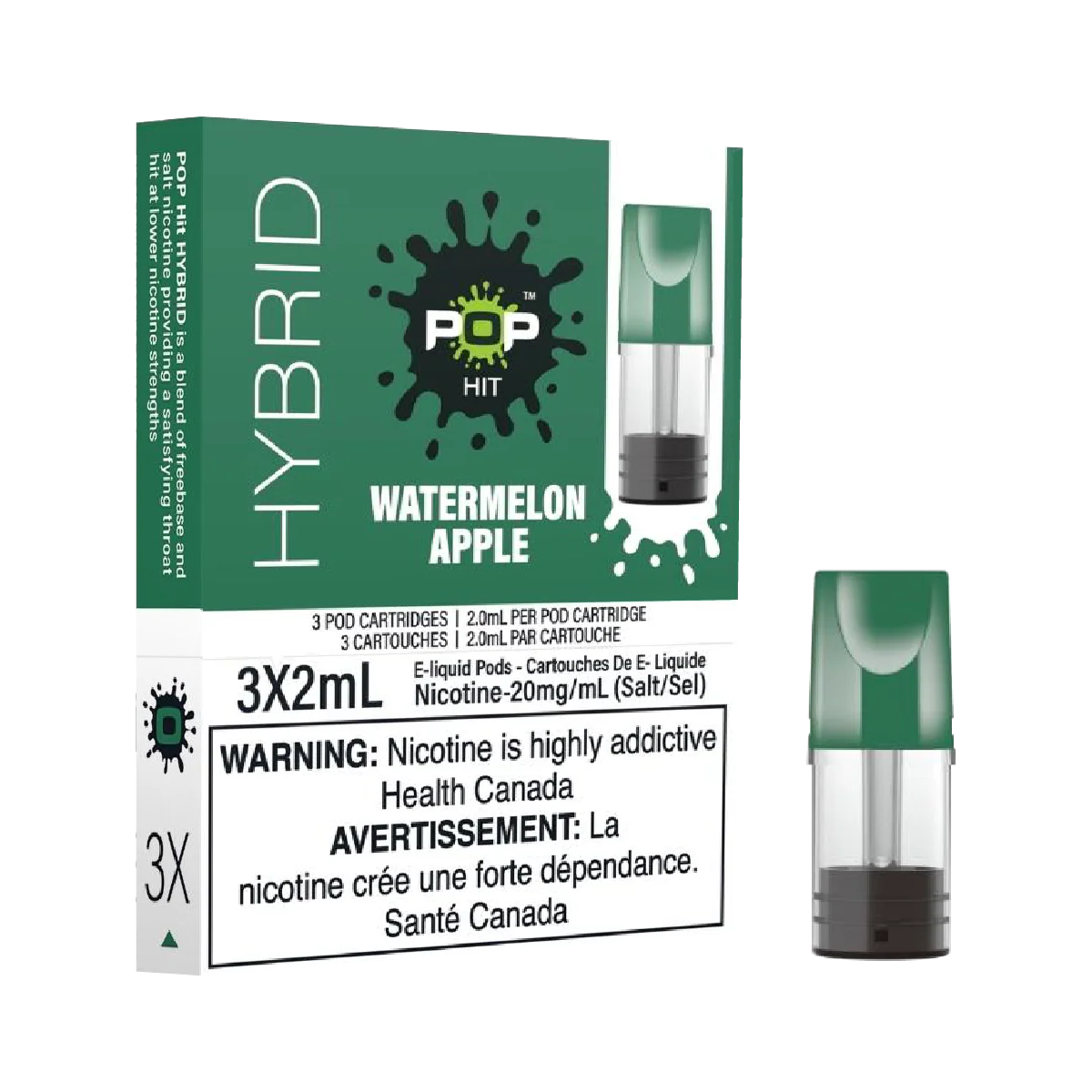 Pop Hit Watermelon Apple Pods 20mg (Provincial)