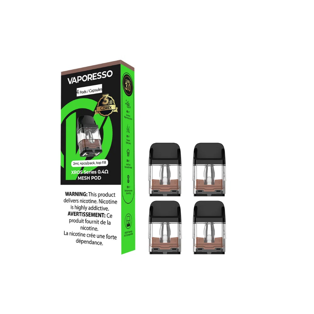 Vaporesso Replacement Pod XROS (Corex 3.0) - 0.4Ω Mesh 2ML