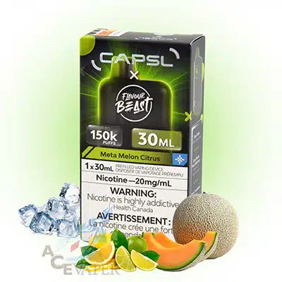 Capsl x Flavour Beast 150k Meta Melon Citrus Iced 20mg/30ml Disposable (Provincial)