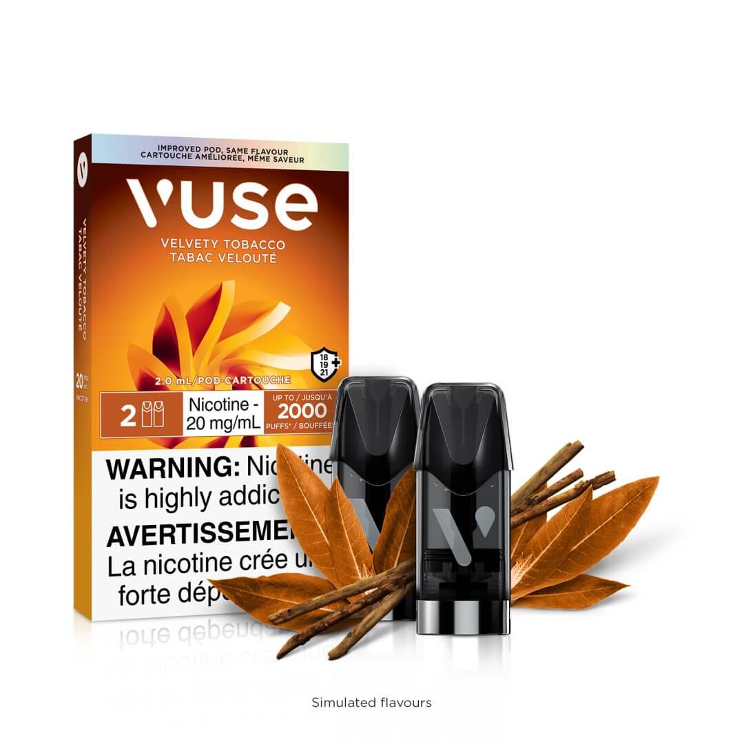Vuse ePod Velvety Tobacco 20mg X2 (Provincial Tax)