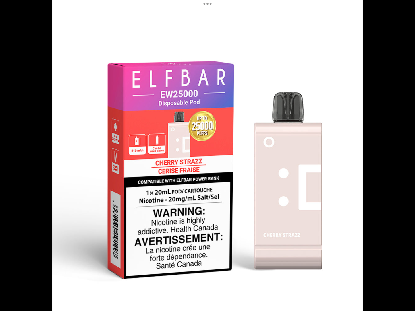 Elf Bar EW25K Pod Cherry Strazz 20mg (Provincial)
