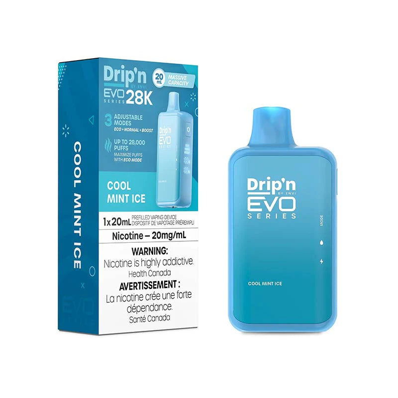 Drip’n 28K Puff Cool Mint Ice 20mg/mL disposable (Provincial)