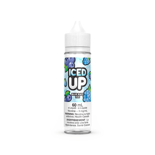 Iced Up E-Liquid Blue Razz Ice 6mg - 60ml (Provincial)