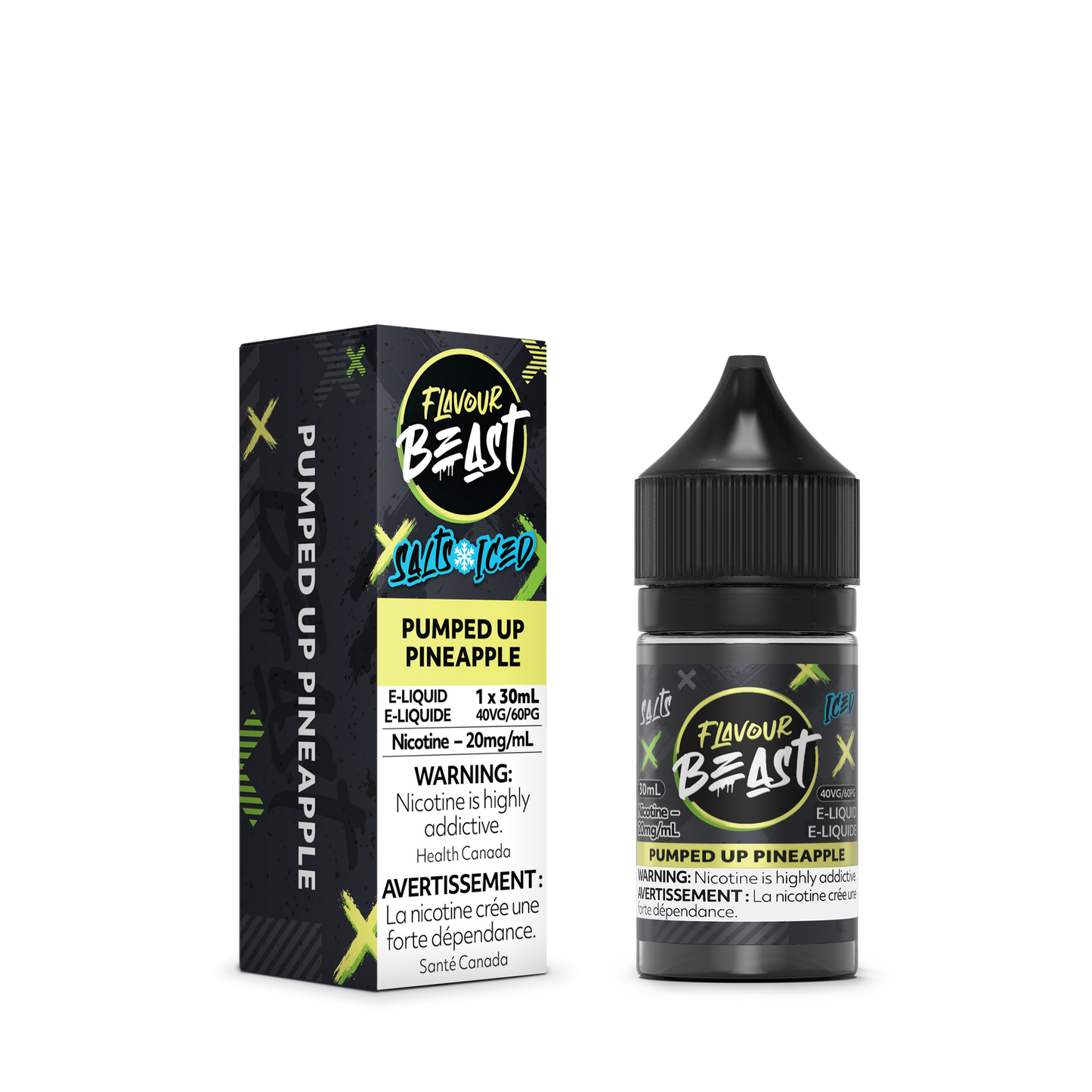 Flavour Beast E-liquid Pumped up Pineapple Iced 20mg - 30ml (Provincial)