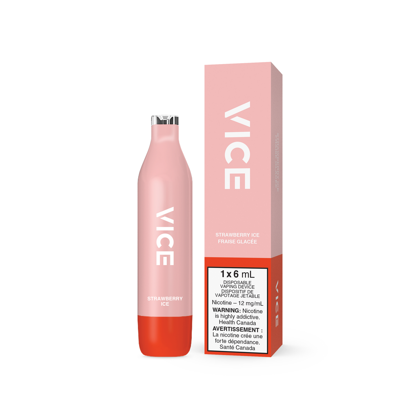 Vice 2500 Strawberry Ice 12mg/mL disposable