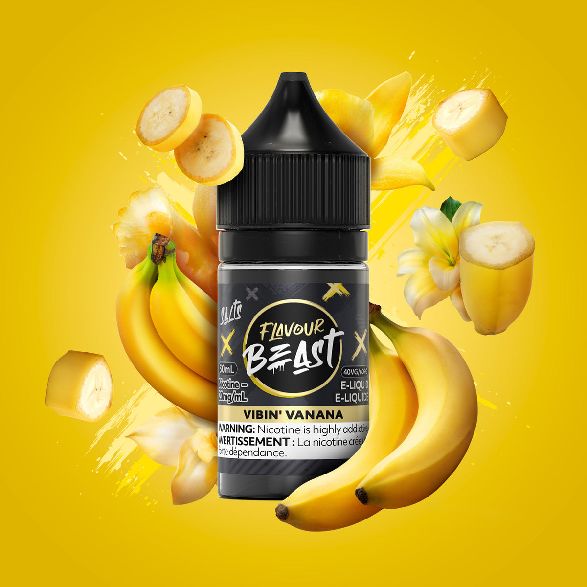 Flavour Beast E-Liquid Vibin’ Vanana 20mg-30ml (Provincial)