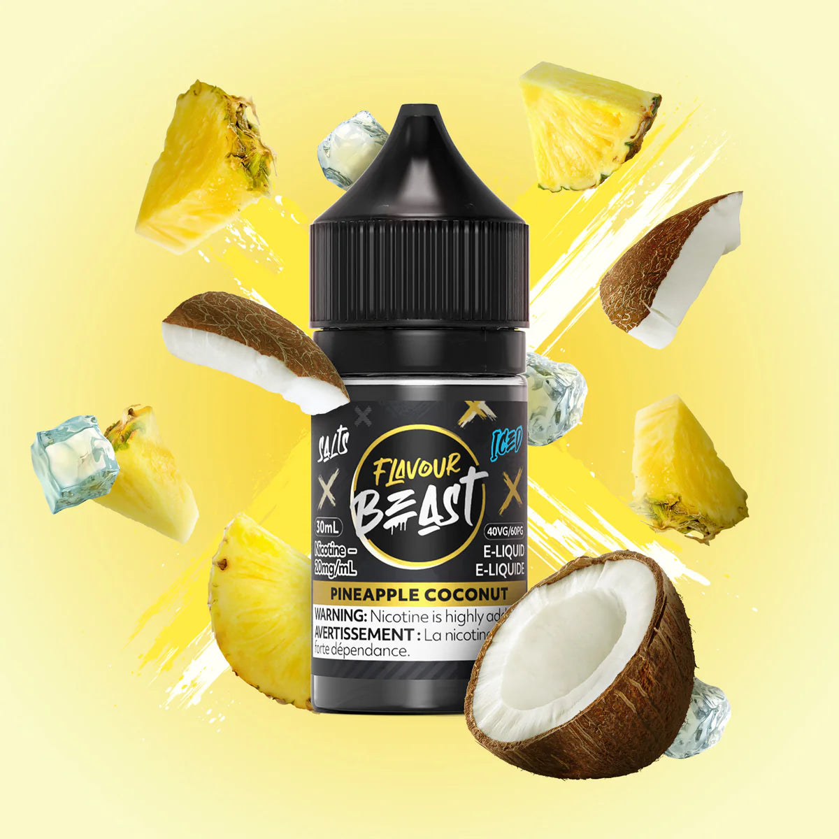 Flavour Beast E-Liquid Pineapple Coconut Iced 20mg - 30ml (Provincial)