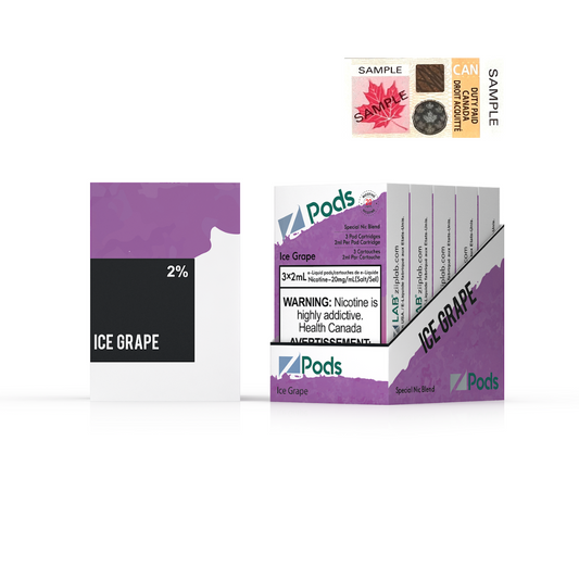 Zpods Ice Grape 20mg (provincial)