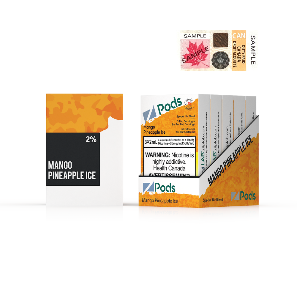 Zpods Mango Pineapple Ice 20mg/ml (Provincial)