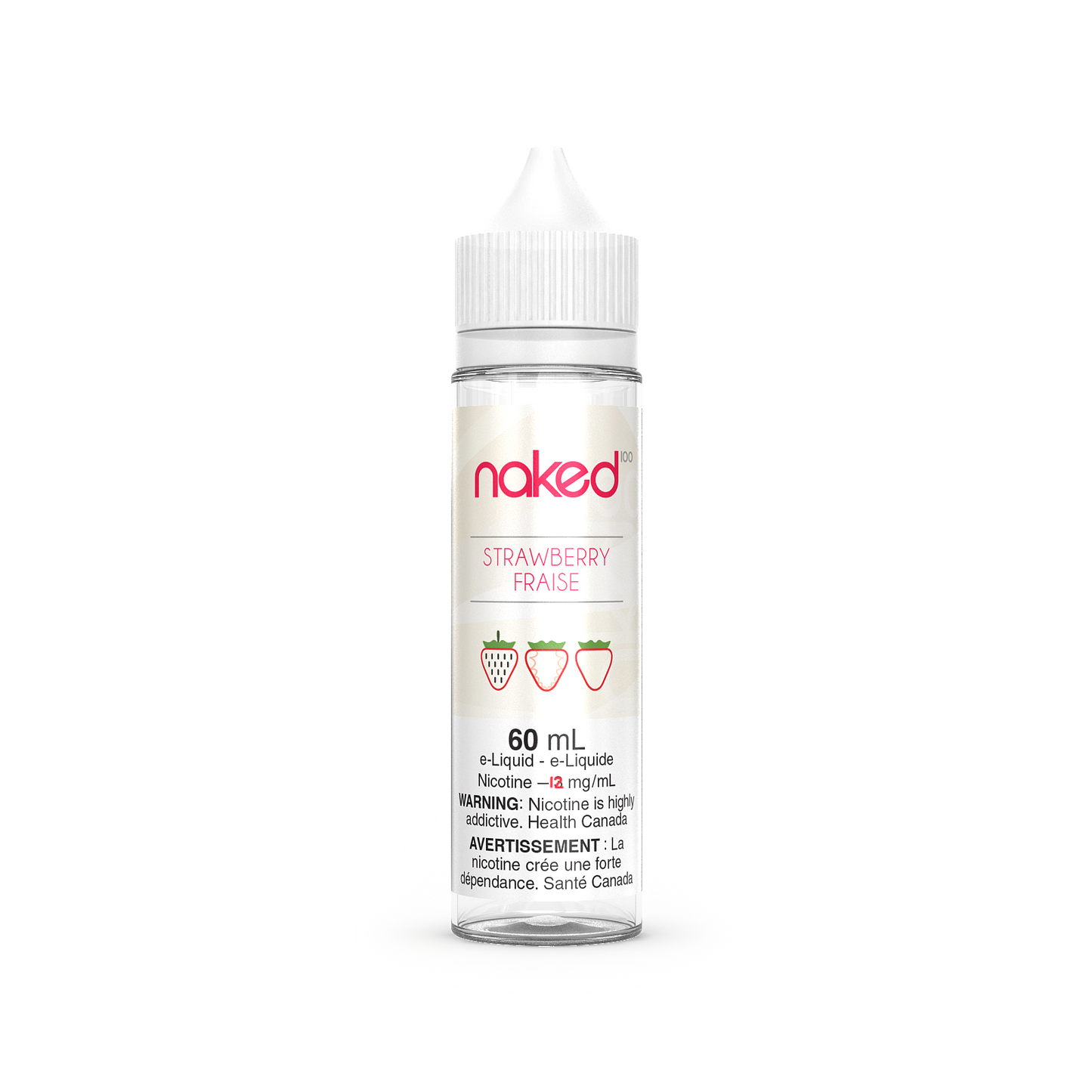 Naked E-liquid Strawberry 12mg - 60ml (Provincial)