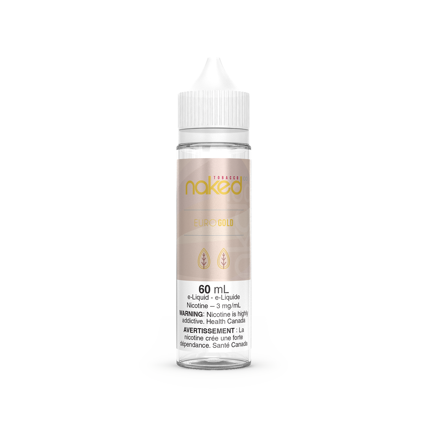 Naked E-liquid Euro Gold 3mg - 60mL (Provincial)