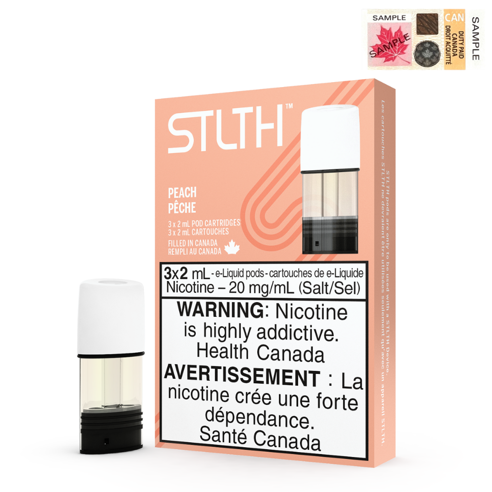 Stlth Peach Pod 20mg/ml (Provincial)
