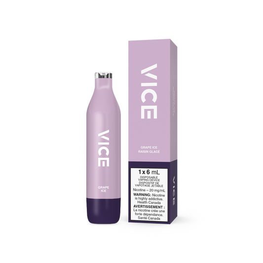 Vice 2500 Grape Ice 20mg/mL disposable (Provincial)