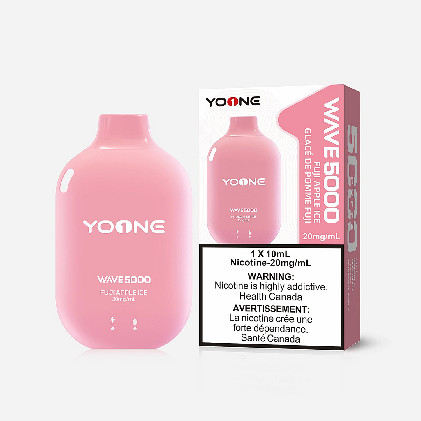 Yoone 5000 Fuji apple ice 20mg/mL disposable (Provincial)