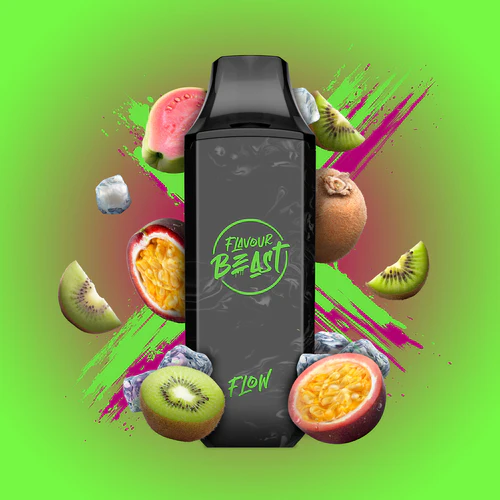 Flavour beast flow 4000 Kewl kiwi passionfruit ice 20mg/mL disposable (Provincial)