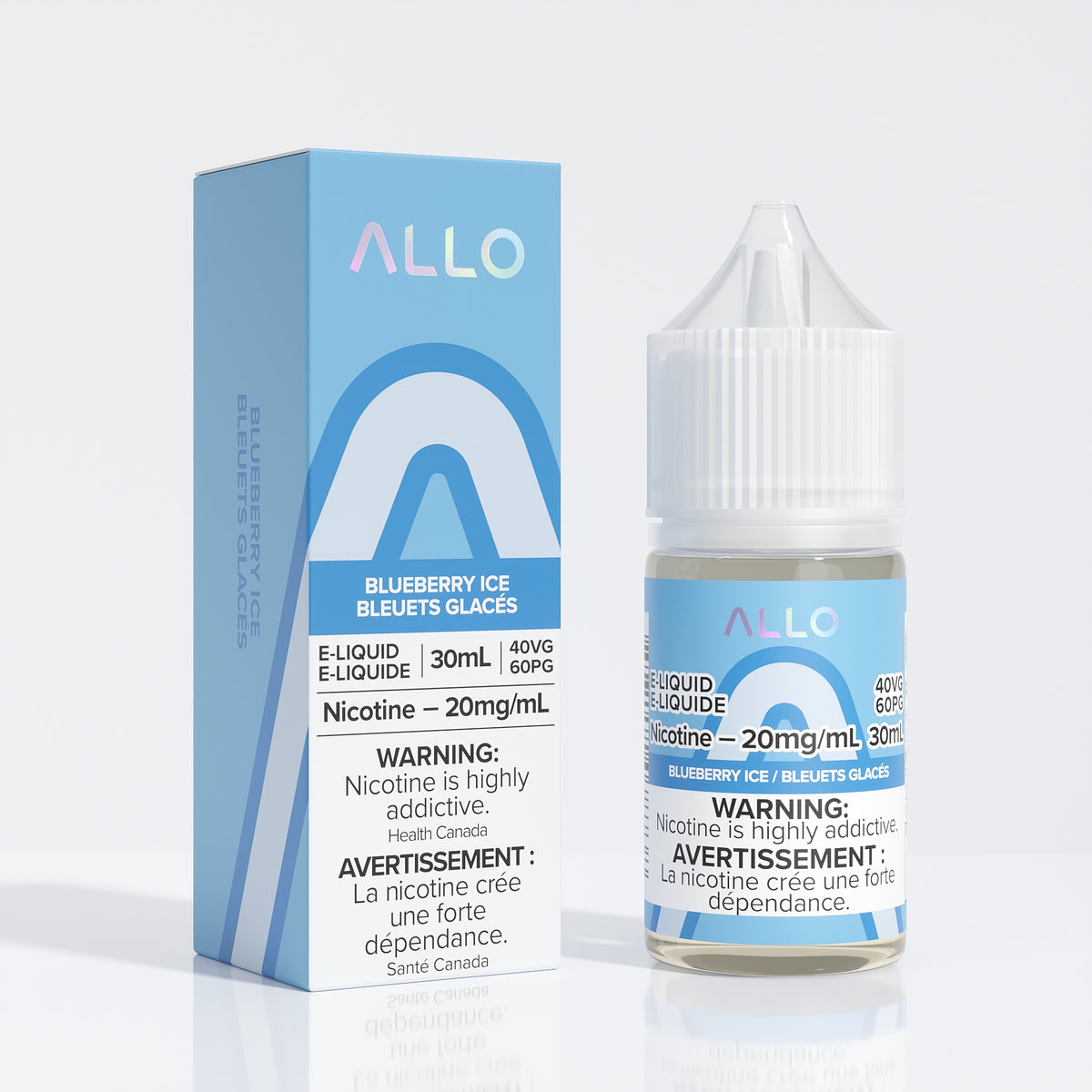 Allo E-Liquid Blueberry Ice 20mg - 30ml (Provincial)