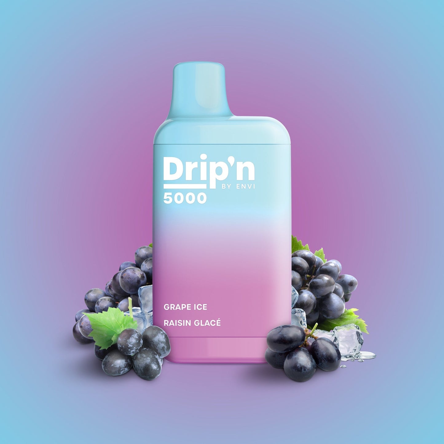 Drip’n 5000 Grape Ice 20mg/mL disposable (Provincial)