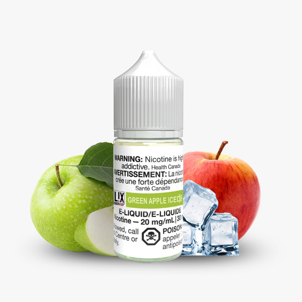 LIX e-liquid Green Apple Iced 20MG/ML 30ML (Provincial)