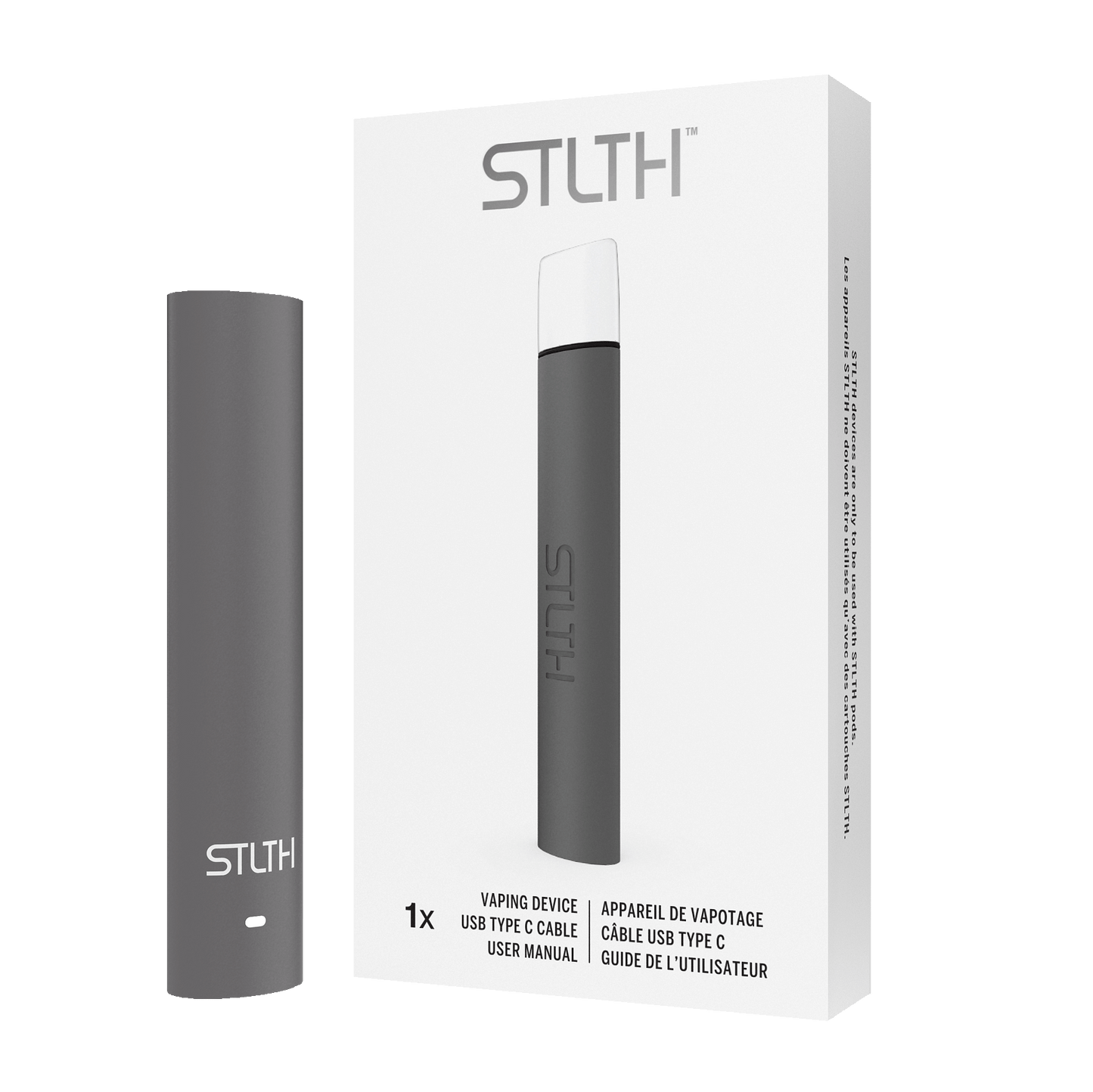 Stlth Solo Device Kit - Grey Rubberized
