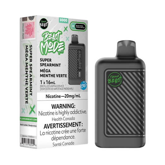 Flavour Beast Mode 8K Super Spearmint Iced 20mg (Provincial)