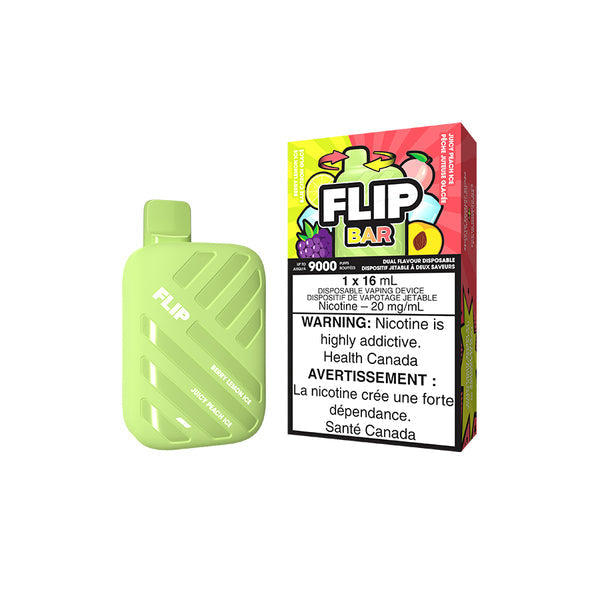Flip Bar 9000 Berry lemon ice + Juicy peach ice 20mg/mL disposable (Provincial)