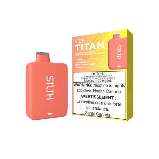 Stlth Titan 10k Juicy peach ice 20mg/ml disposable