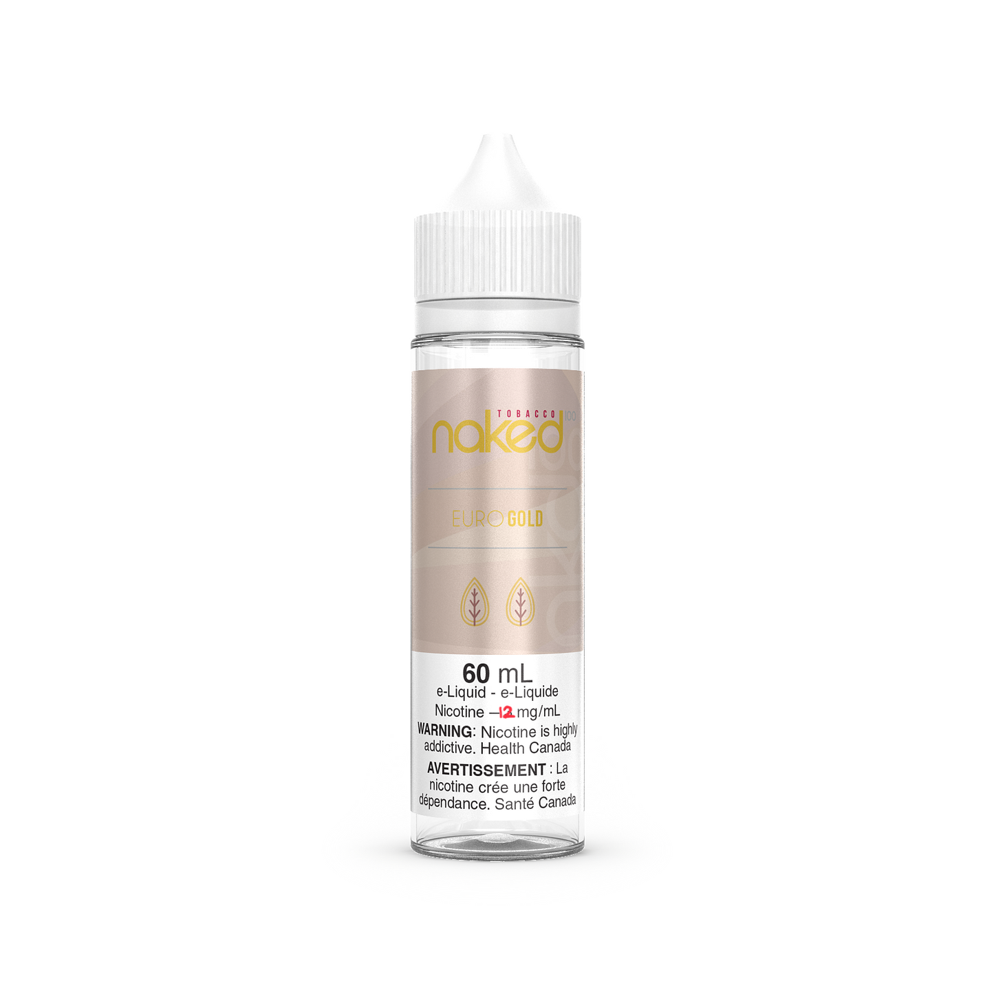 Naked E-liquid Euro Gold 12mg - 60mL (Provincial)