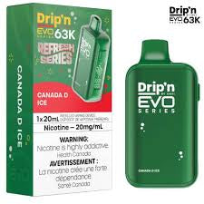 Drip’n EVO 63K Canada D Ice 20mg/ml Disposable (Provincial)