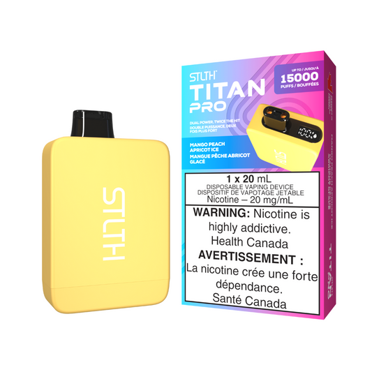 STLTH Titan Pro 15K Mango Peach Apricot Ice Disposable